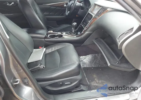 2016 Infiniti Q50 3.0T Premium z USA, uszkodzony, nr VIN JN1EV7AP1GM302334